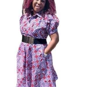 African Ankara dress, Ankara Gown